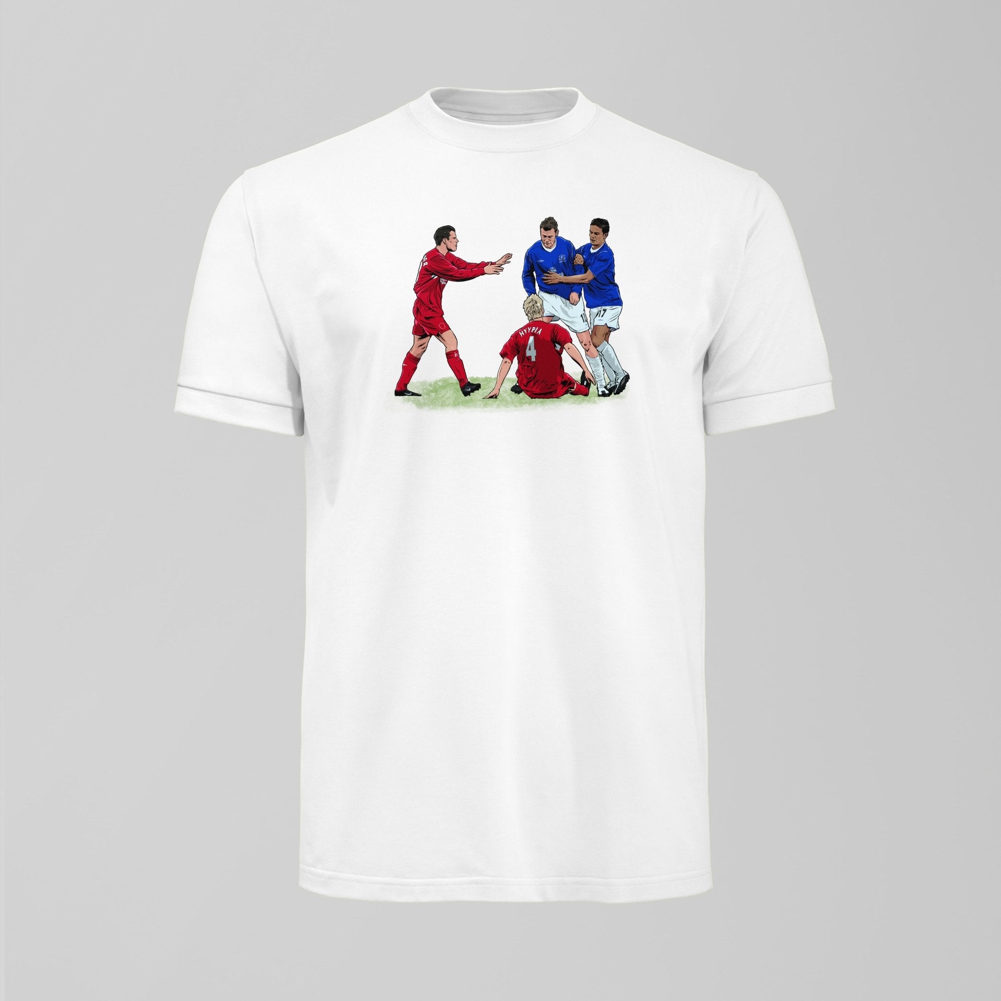 Duncan Ferguson Versus Hyypia T-Shirt - Forever Everton