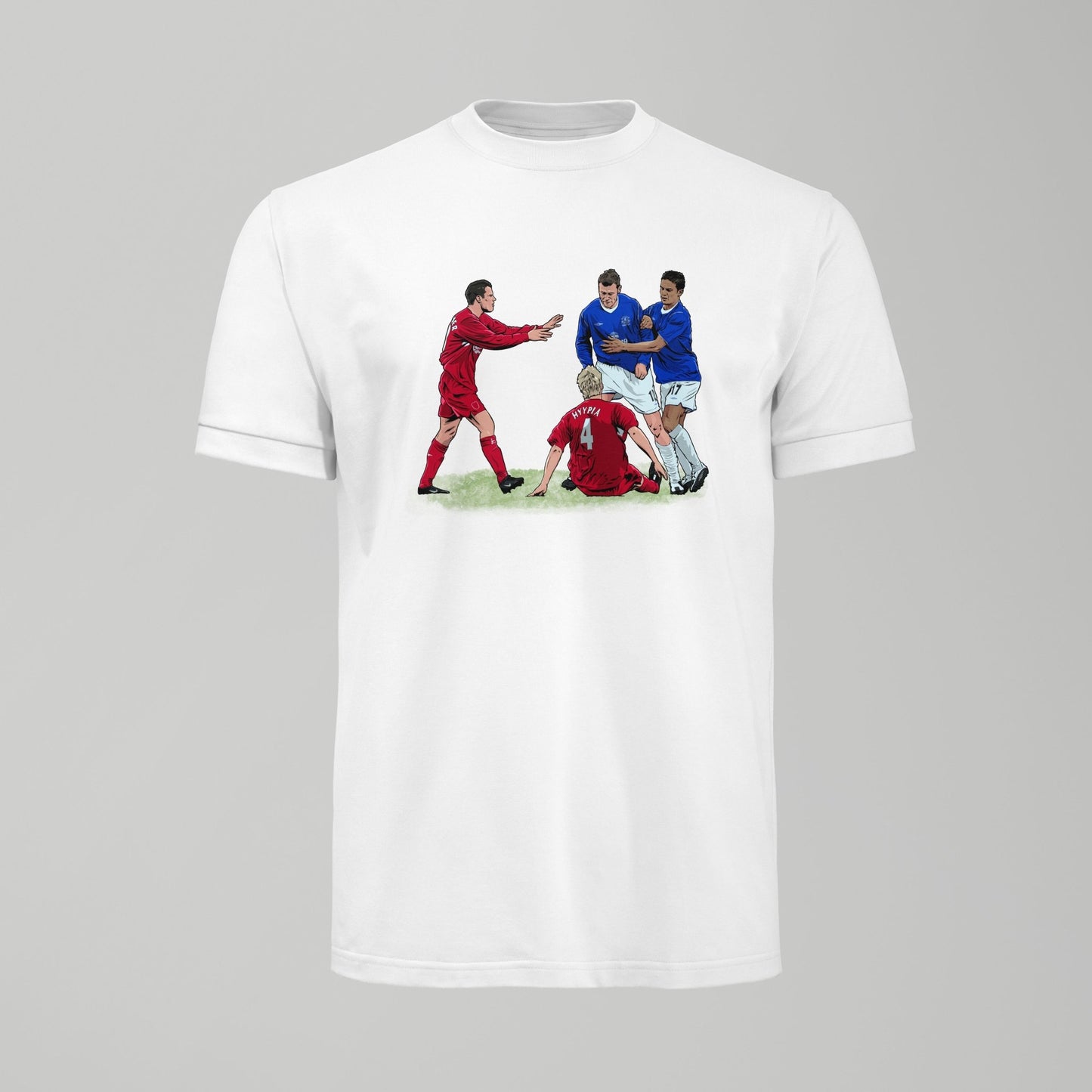 Duncan Ferguson - Versus Hyypia - Tshirt - Forever Everton