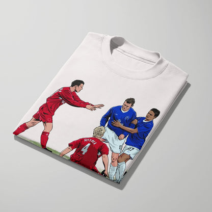 Duncan Ferguson - Versus Hyypia - Tshirt - Forever Everton