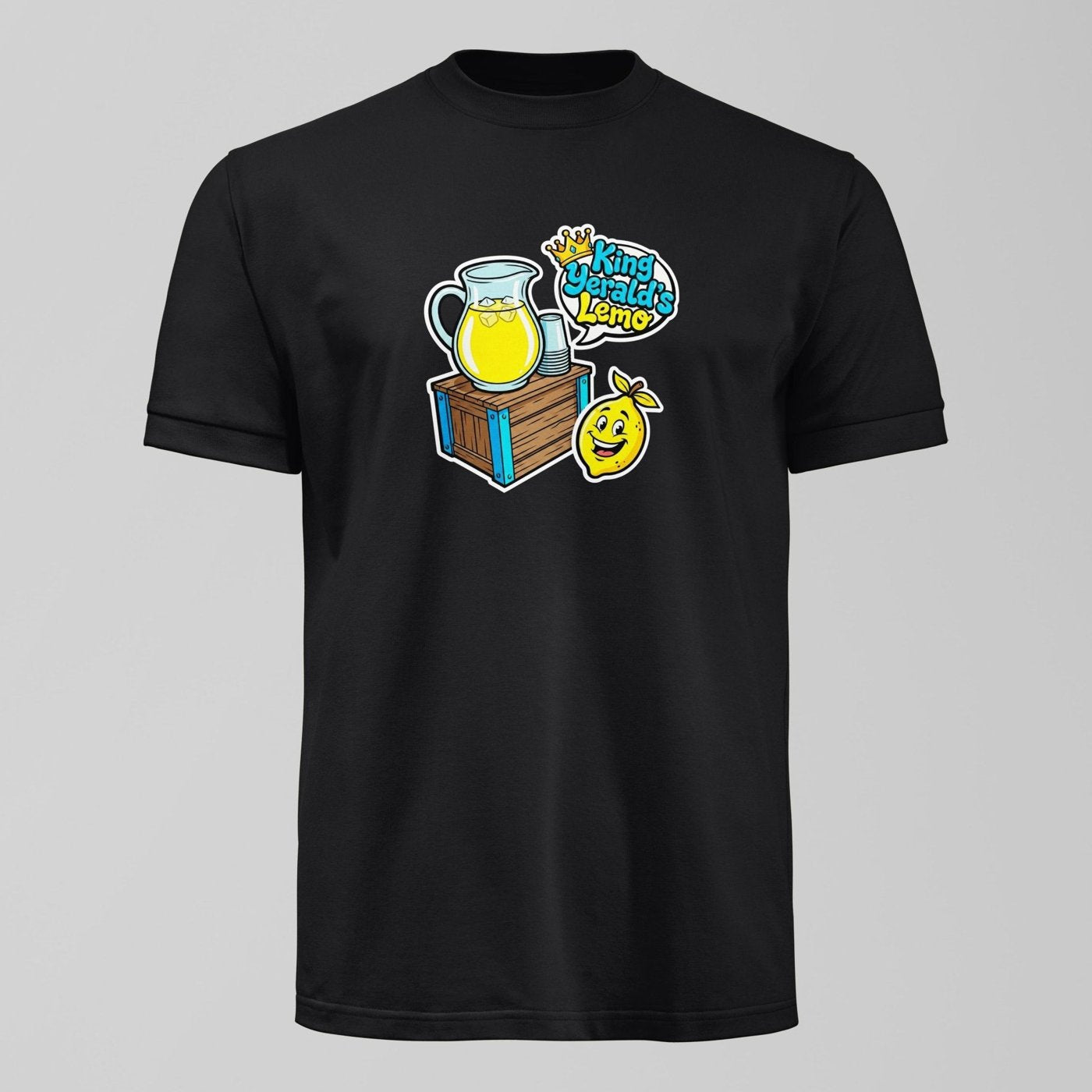 King Yeralds Lemo Stand T-Shirt. An Everton fan design by Forever Everton.