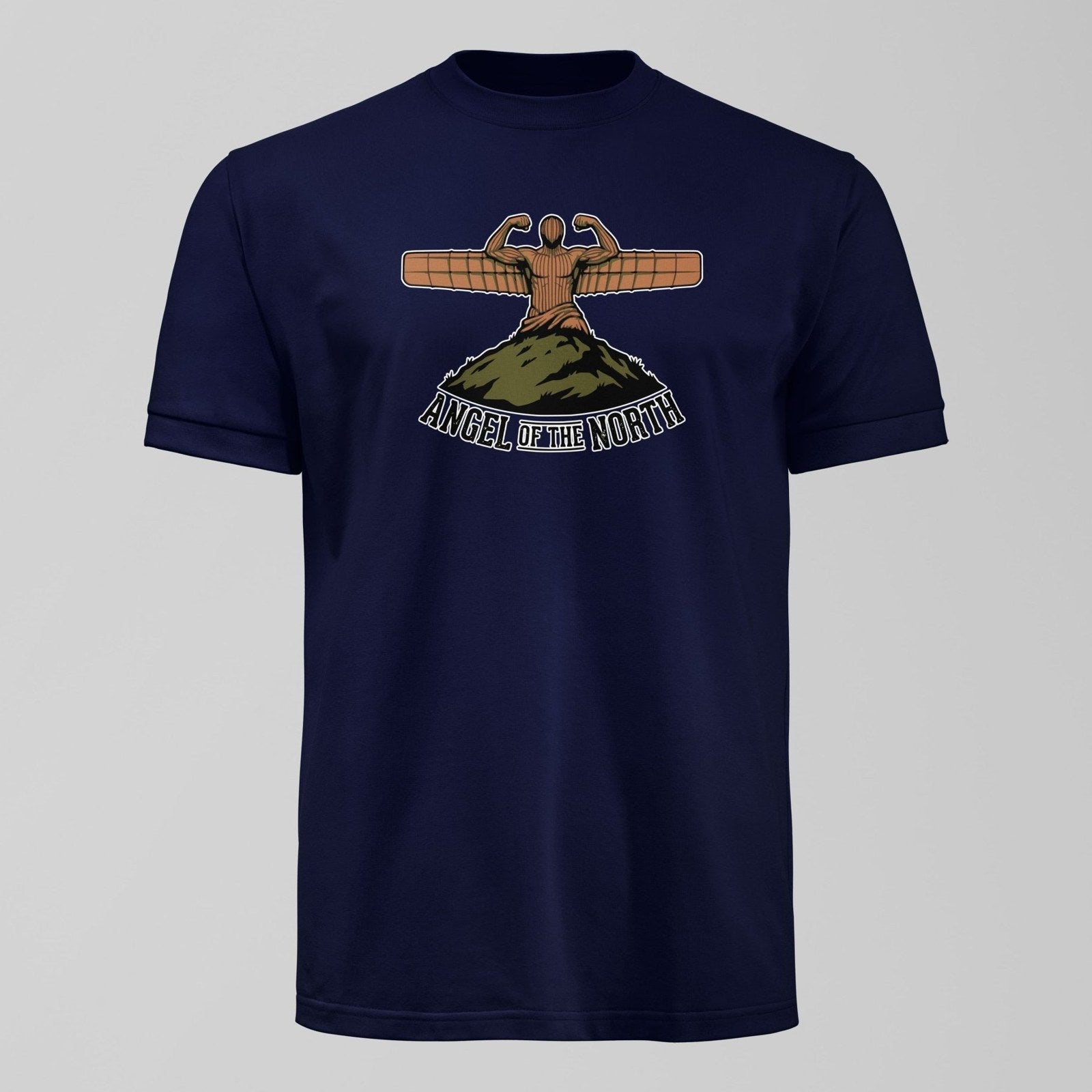 Angel of the North T-Shirt, alternate view. An Everton fan design by Forever Everton.