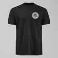 ESCEM - Small Logo Dark T-Shirt, alternate view. An Everton fan design by Forever Everton.