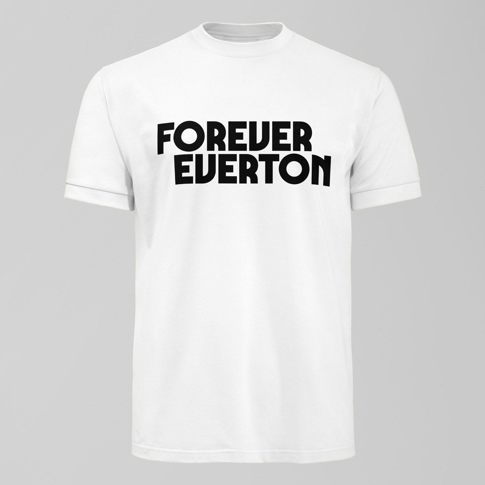 Forever Everton Large Logo Black Design T-Shirt