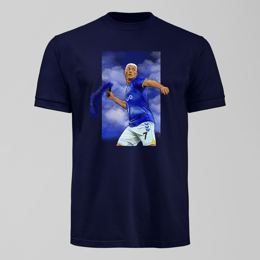 Everton Richarlison Flare Throwing T-Shirt by Forever Everton