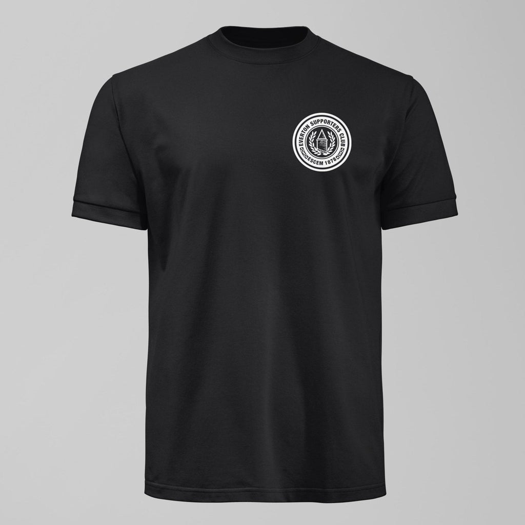 ESCEM - Small Logo Dark T-Shirt. An Everton fan design by Forever Everton.