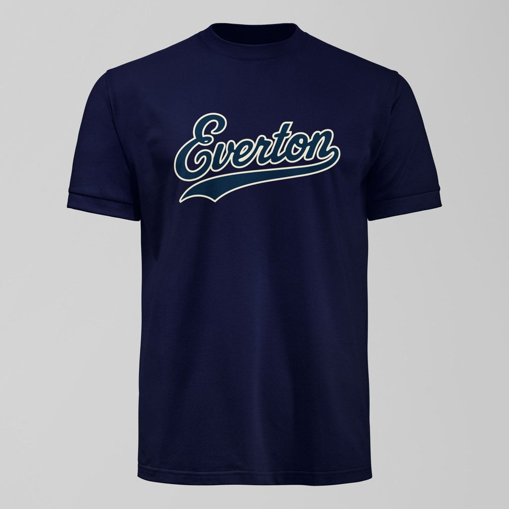 Everton Baseball Style T-Shirt. An Everton fan design by Forever Everton.