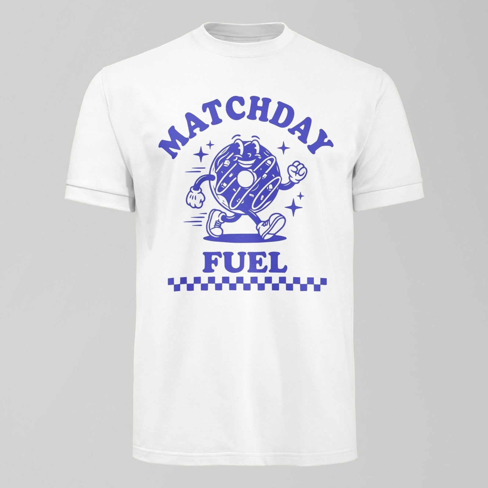 Toffee Donut Everton T-Shirt, alternate view. An Everton fan design by Forever Everton.