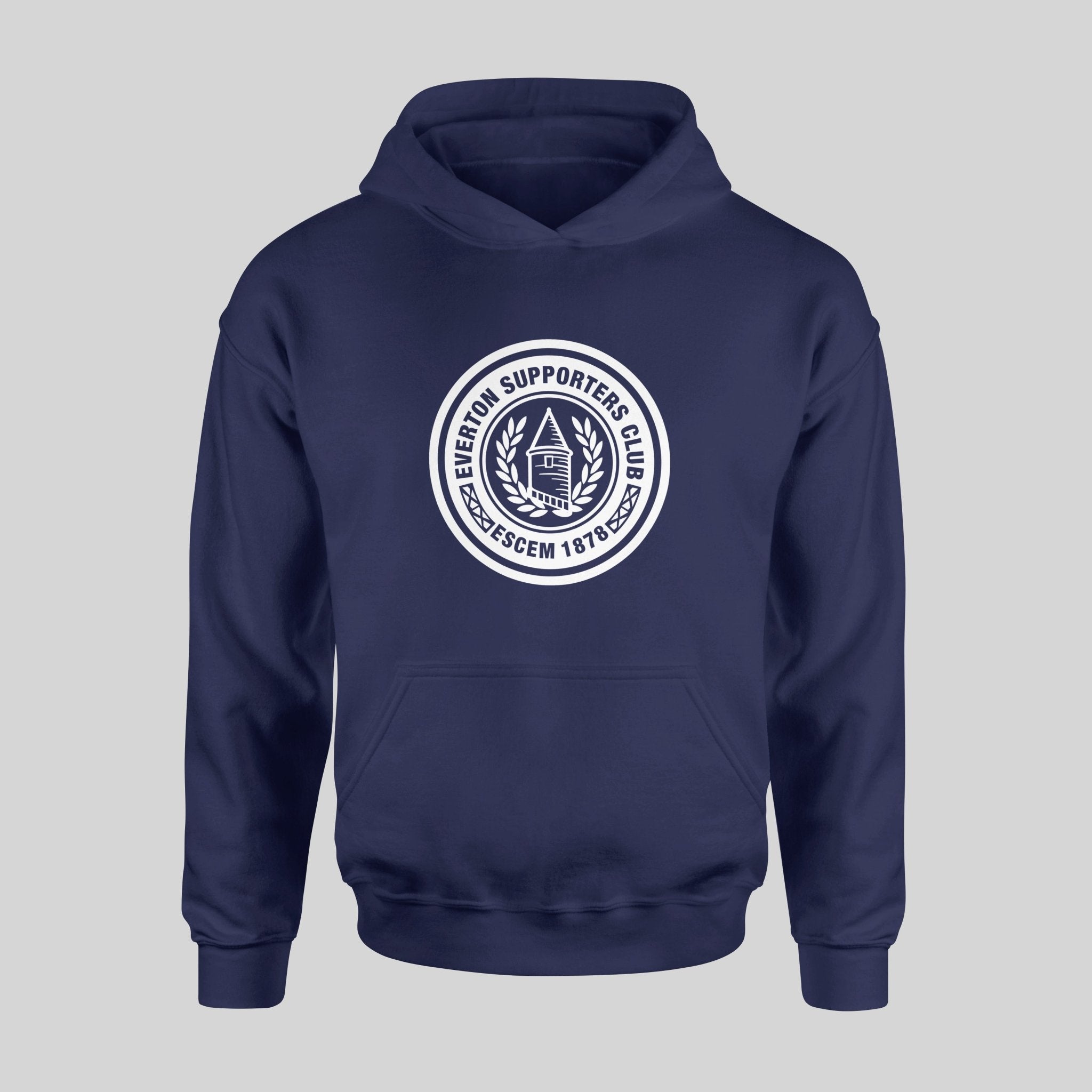 ESCEM - Big Logo Dark Hoodie - Forever Everton