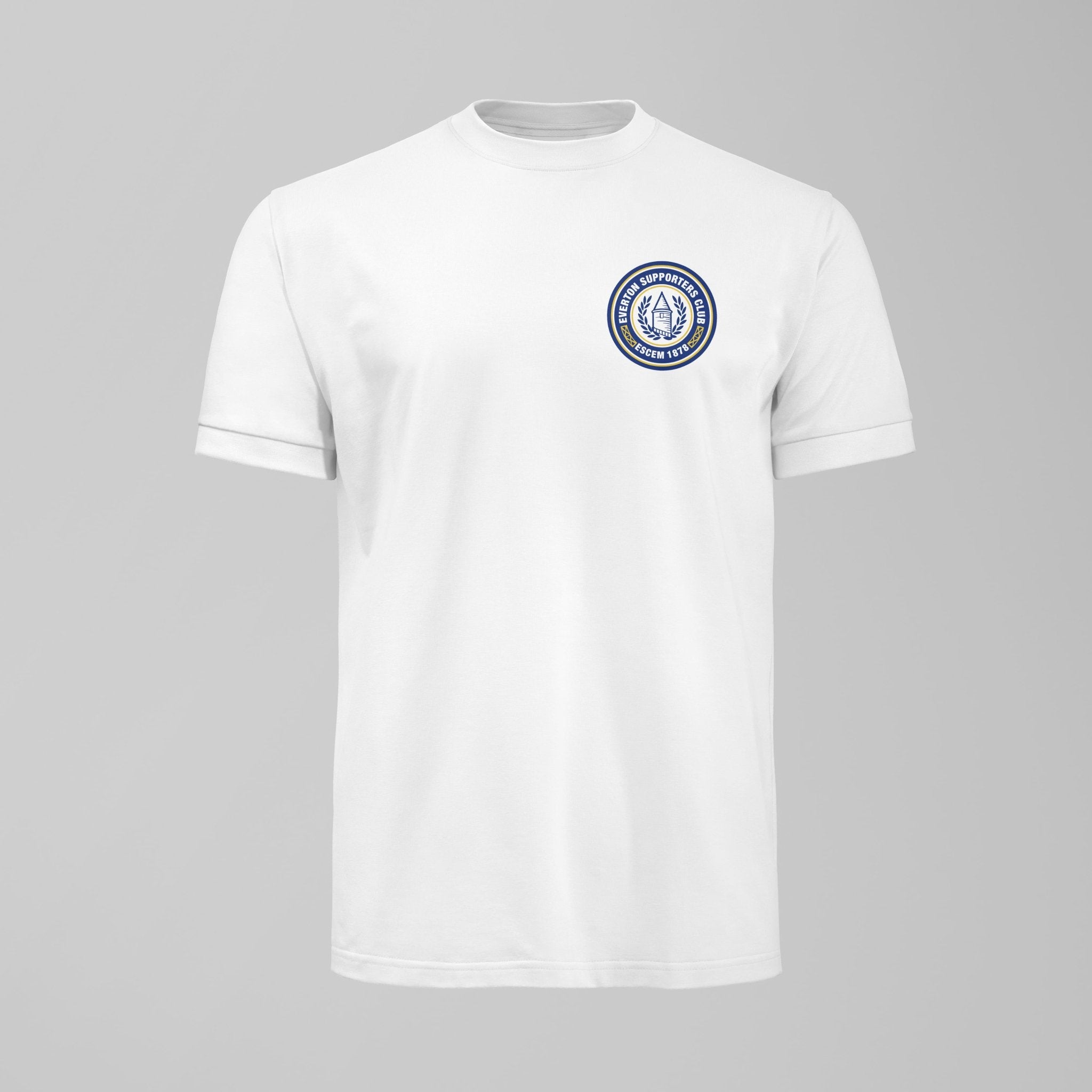 ESCEM - Small Logo White T-Shirt - Forever Everton