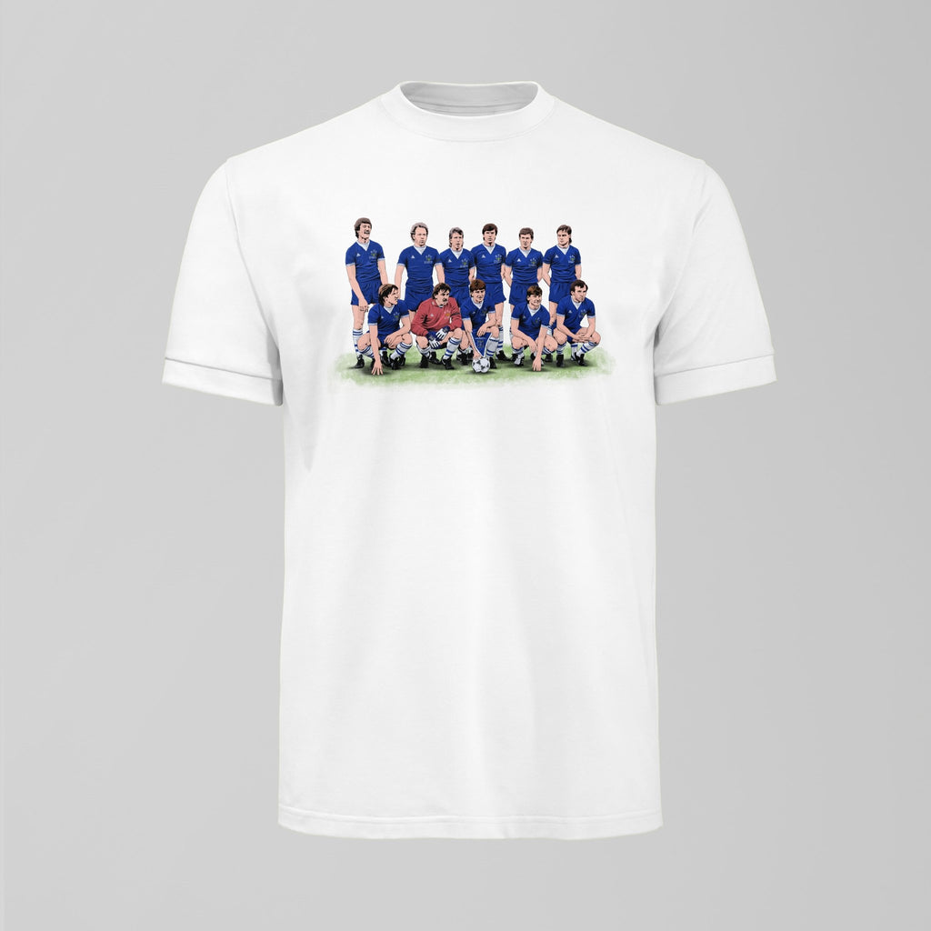 Everton 1985 ECWC Final Lineup T-shirt - Forever Everton