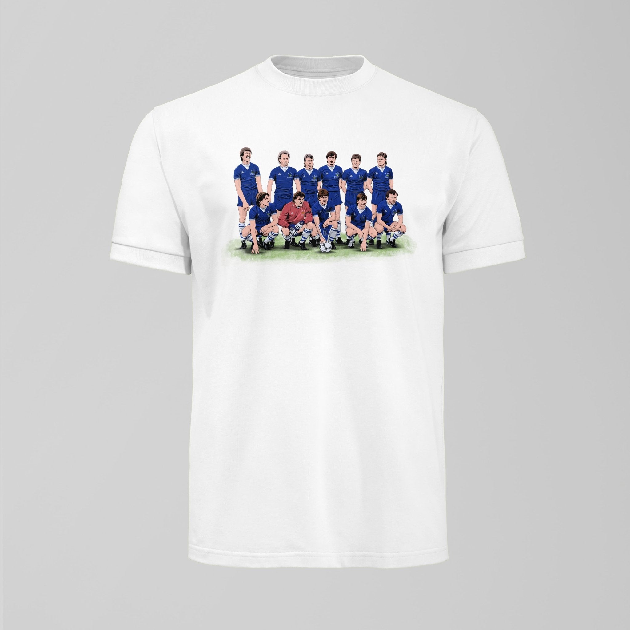 Everton 1985 ECWC Final Lineup T-shirt - Forever Everton
