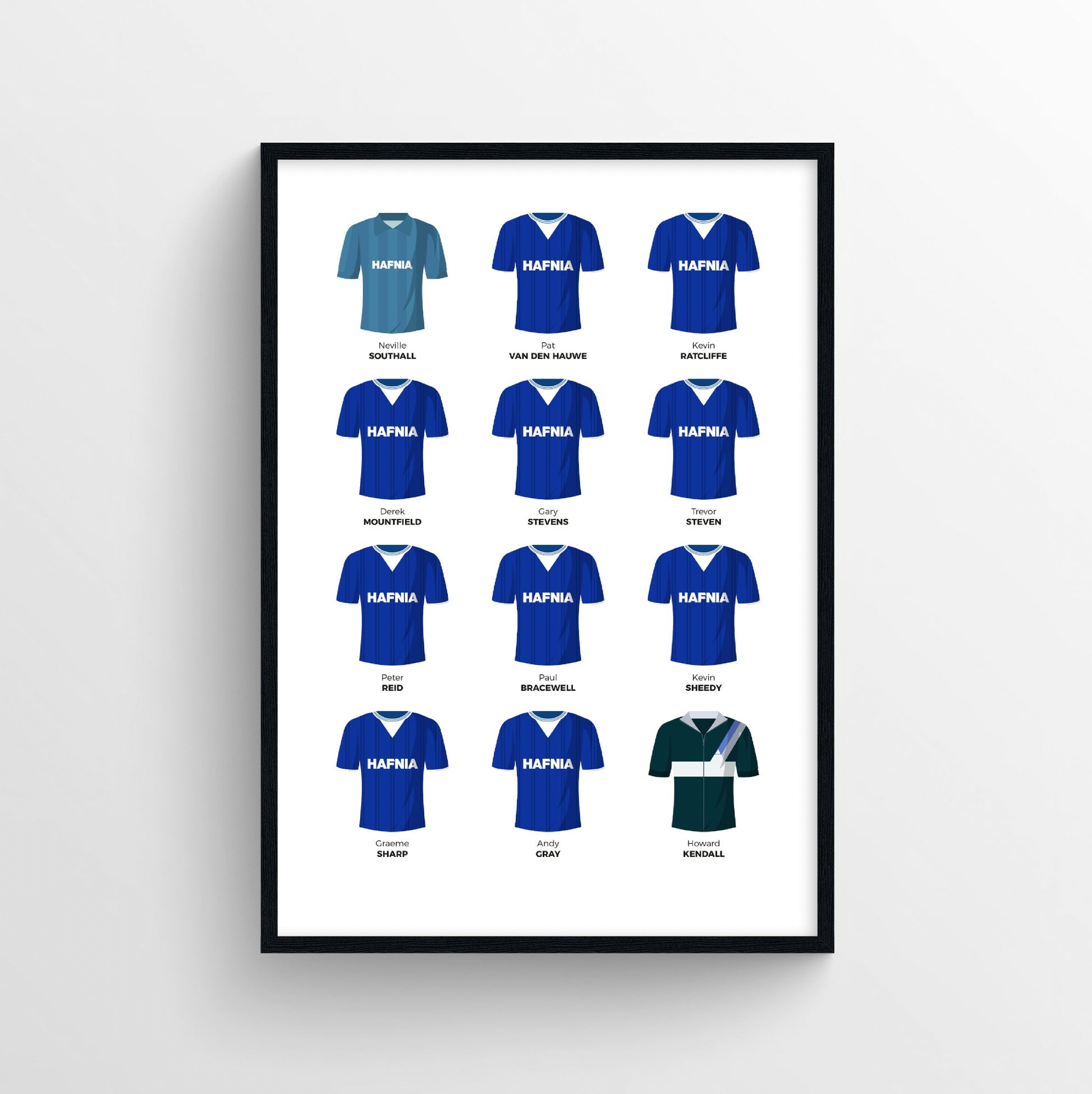 Everton 1985 League Winners First Team Print - Forever Everton