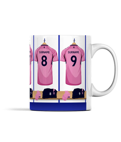 Everton Away Shirt Dressing Room - Personalised Mug - Forever Everton