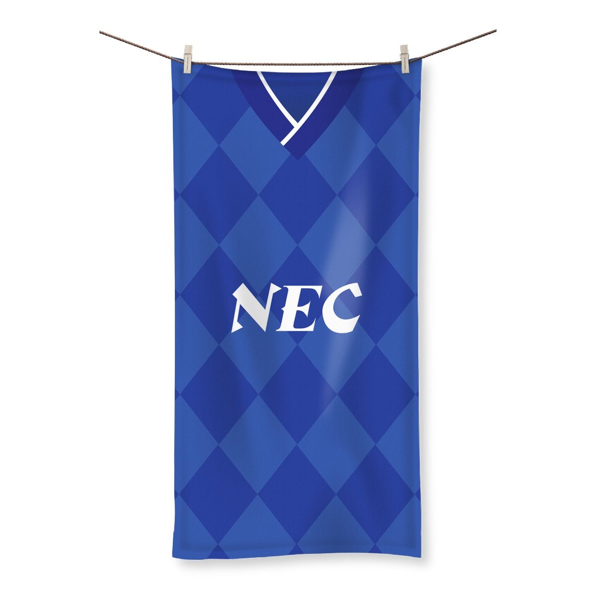 Everton Beach Towel - 87/89 Home Shirt - Forever Everton