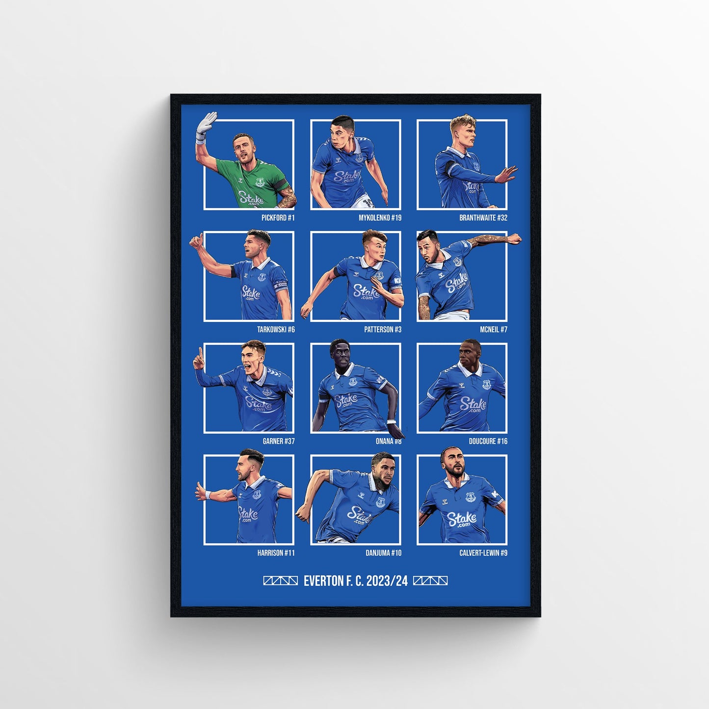 Everton FC 23/24 First Team Print - Forever Everton