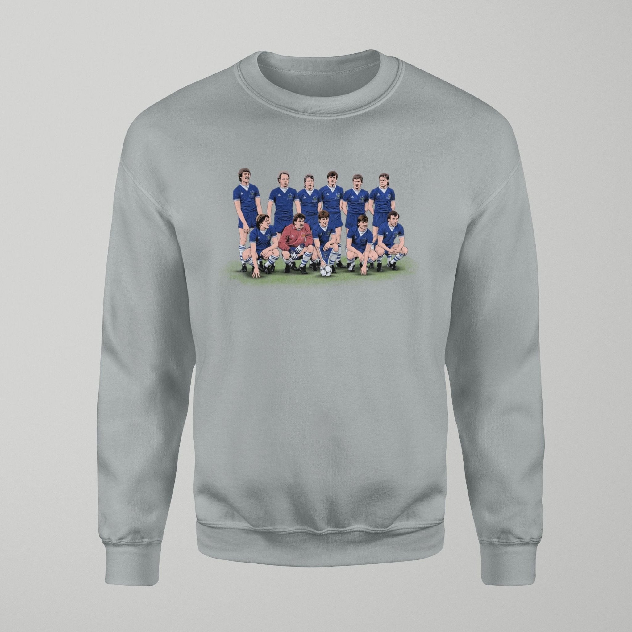 Everton FC 84/85 - ECWC Final Line - Up - Jumper - Forever Everton