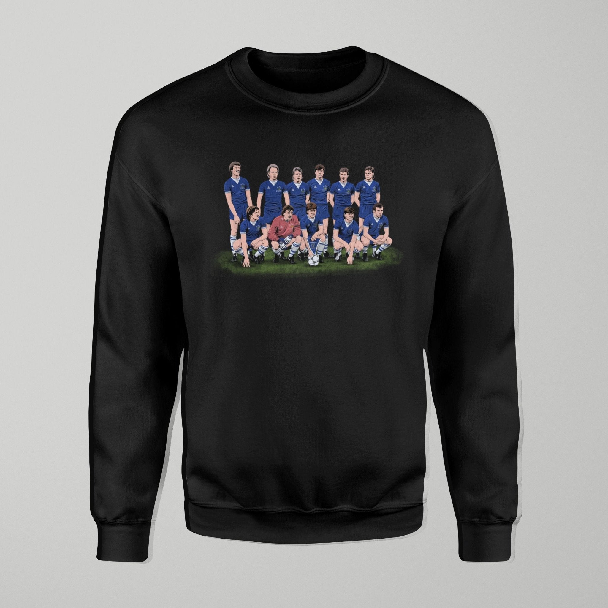 Everton FC 84/85 - ECWC Final Line - Up - Jumper - Forever Everton