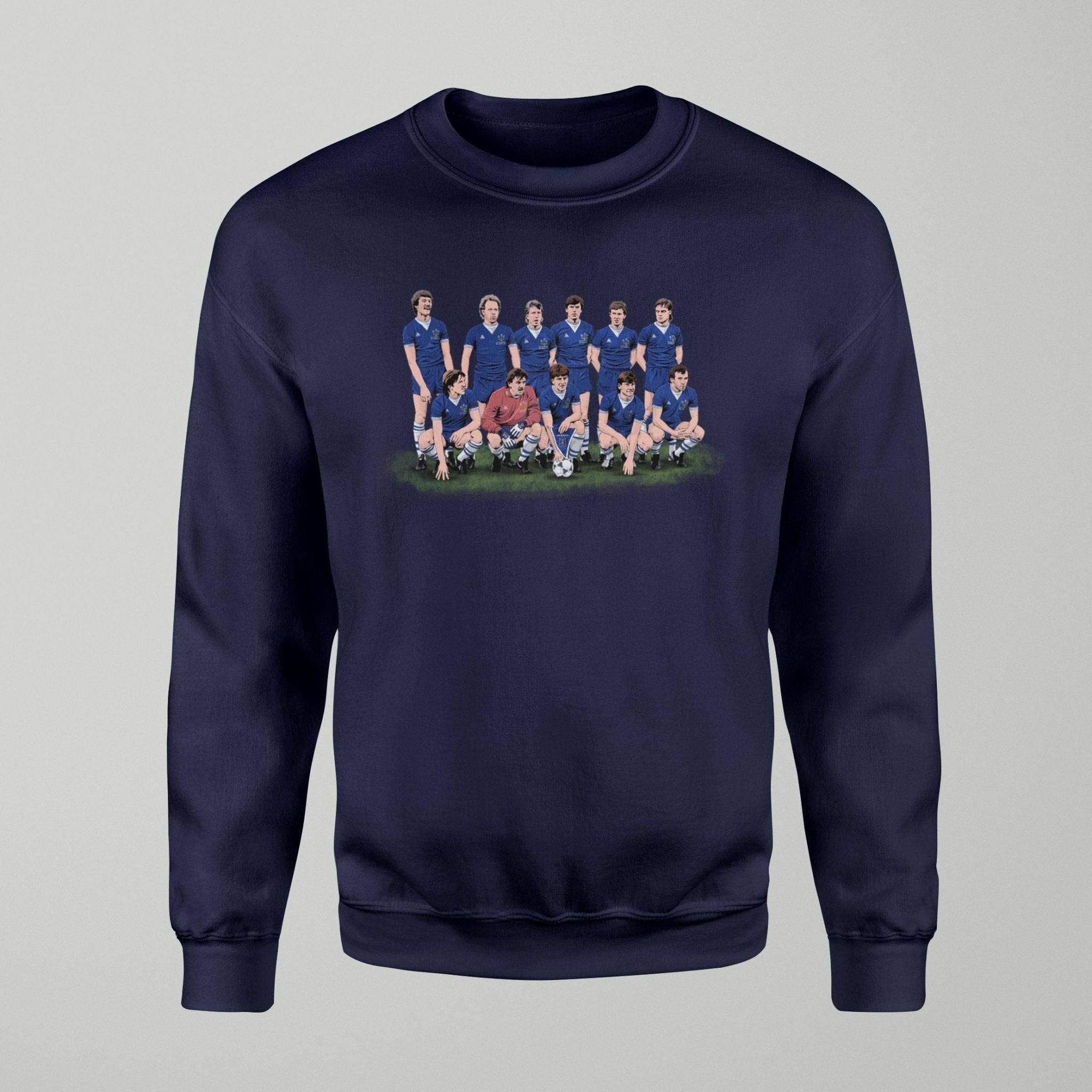 Everton FC 84/85 - ECWC Final Line - Up - Jumper - Forever Everton