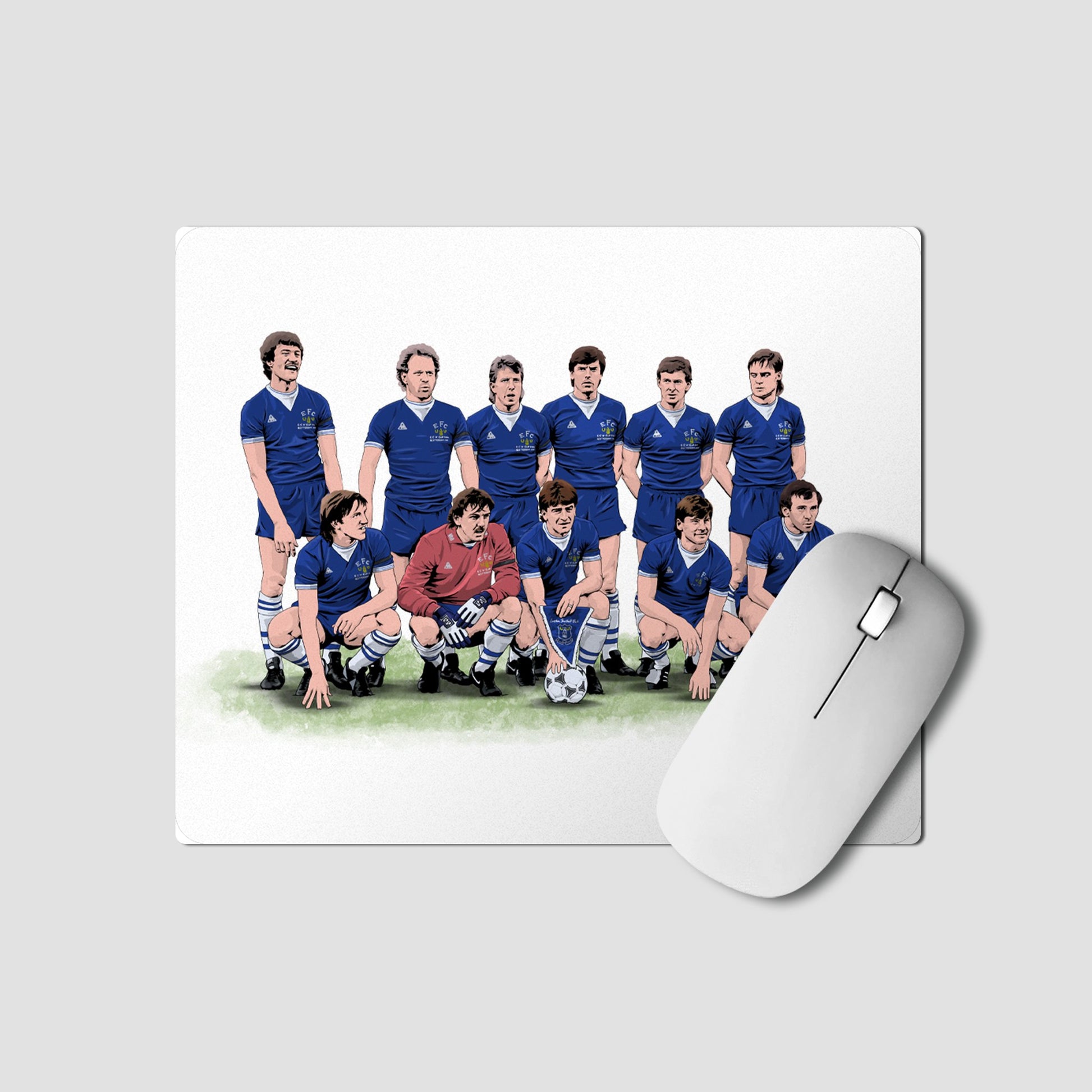 Everton FC 84/85 - ECWC Final Line-up - Mouse Mat - Forever Everton