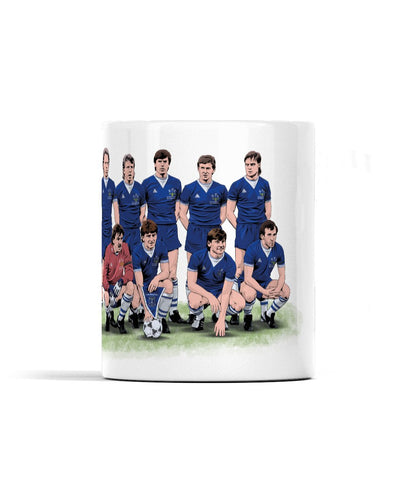 Everton FC 84/85 - ECWC Final Line-up - Mug - Forever Everton