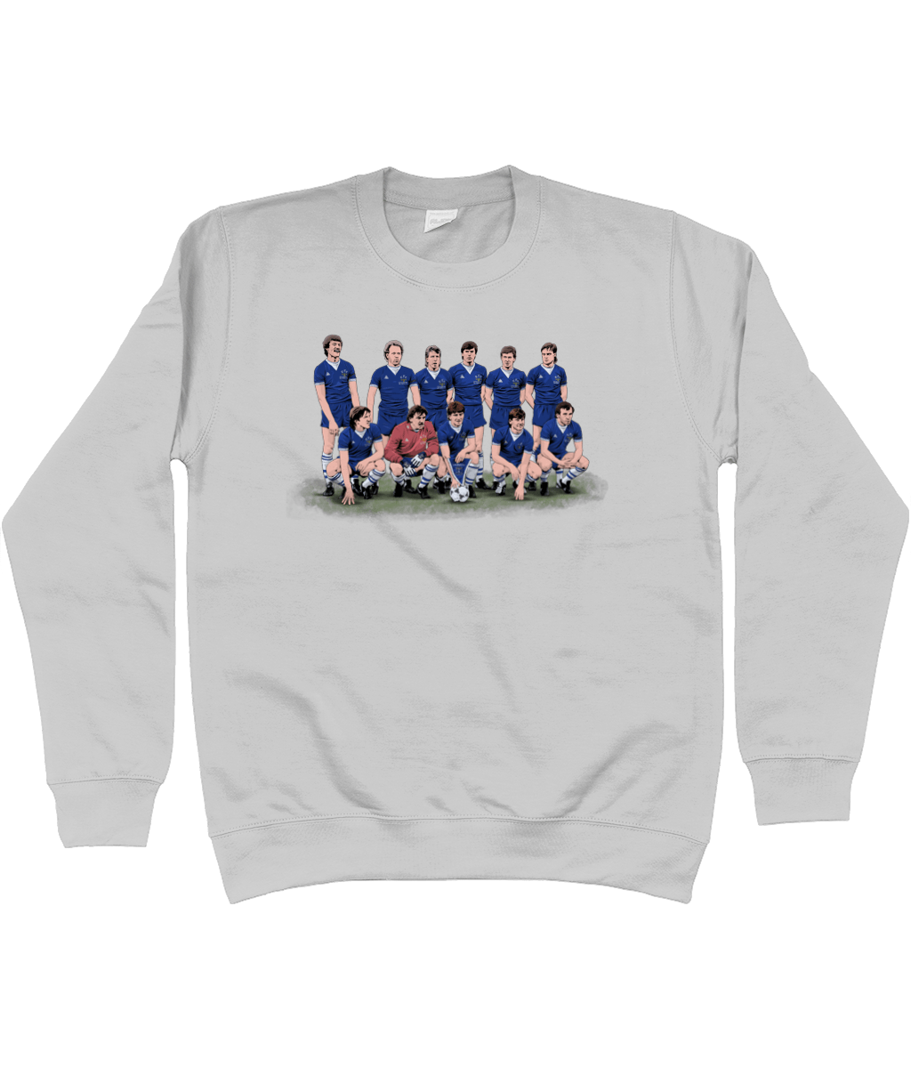 Everton FC 84/85 - ECWC Final Line - Up - Sweatshirt - Forever Everton