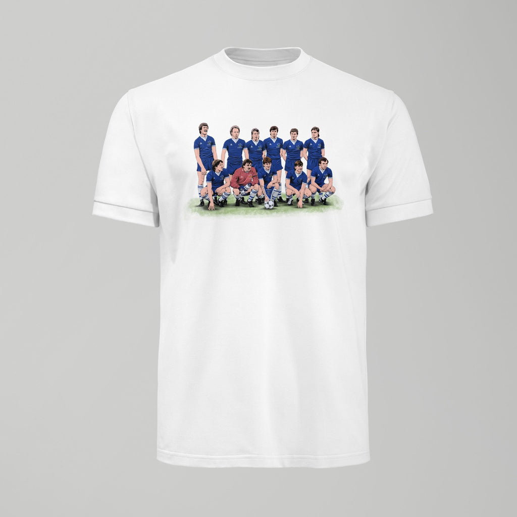 Everton FC 84/85 - ECWC Final Line - Up - Tshirt - Forever Everton