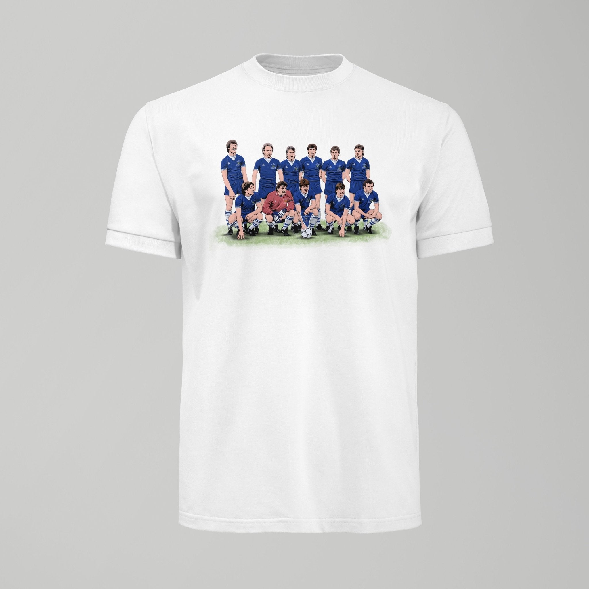 Everton FC 84/85 - ECWC Final Line - Up - Tshirt - Forever Everton