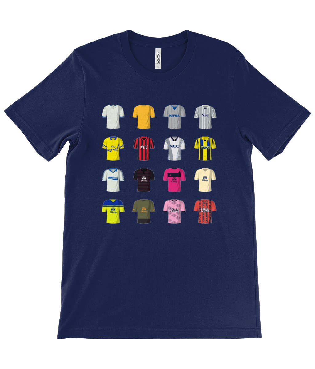 Everton History of Kits Tshirt - Iconic Away Edition - Forever Everton