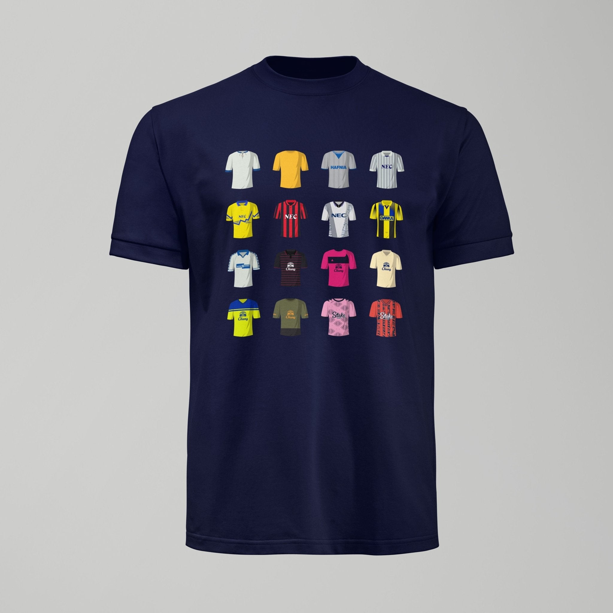 Everton History of Kits Tshirt - Iconic Away Edition - Forever Everton
