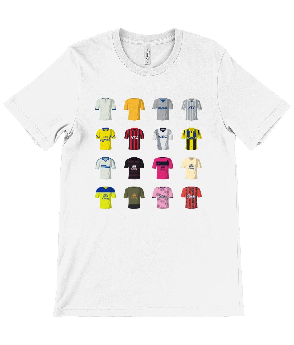 Everton History of Kits Tshirt - Iconic Away Edition - Forever Everton