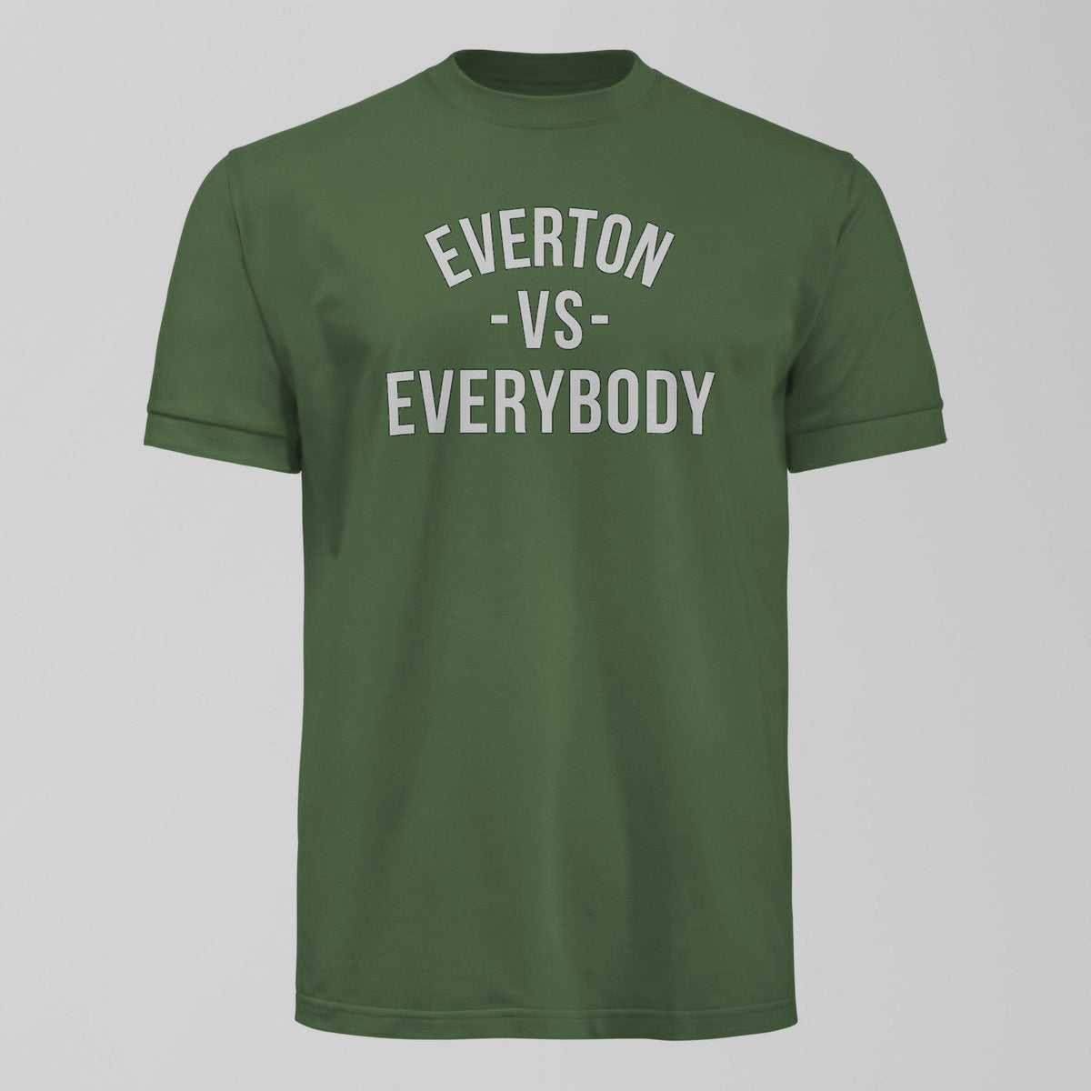 Everton Versus Everybody T-Shirt in Green by Forever Everton