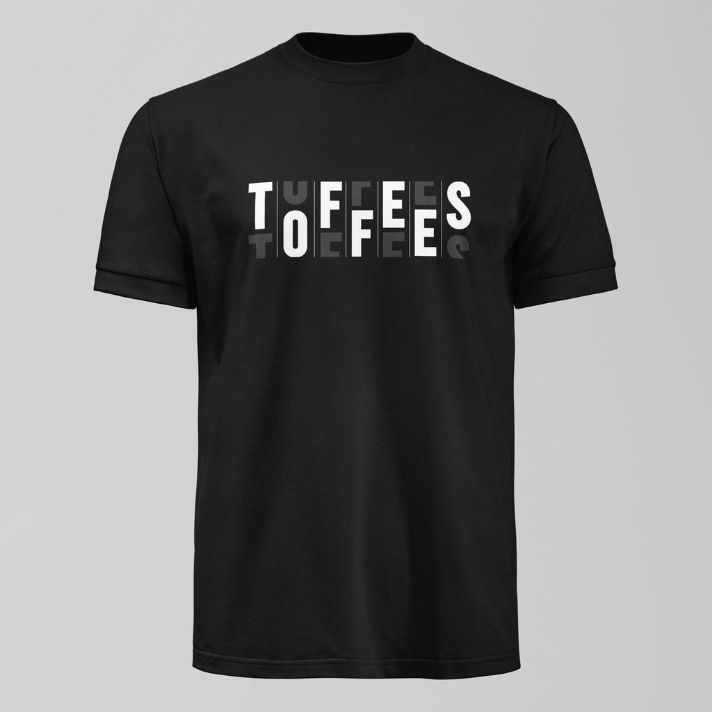 Everton Toffees T‑Shirt, alternate view. An Everton fan design by Forever Everton.