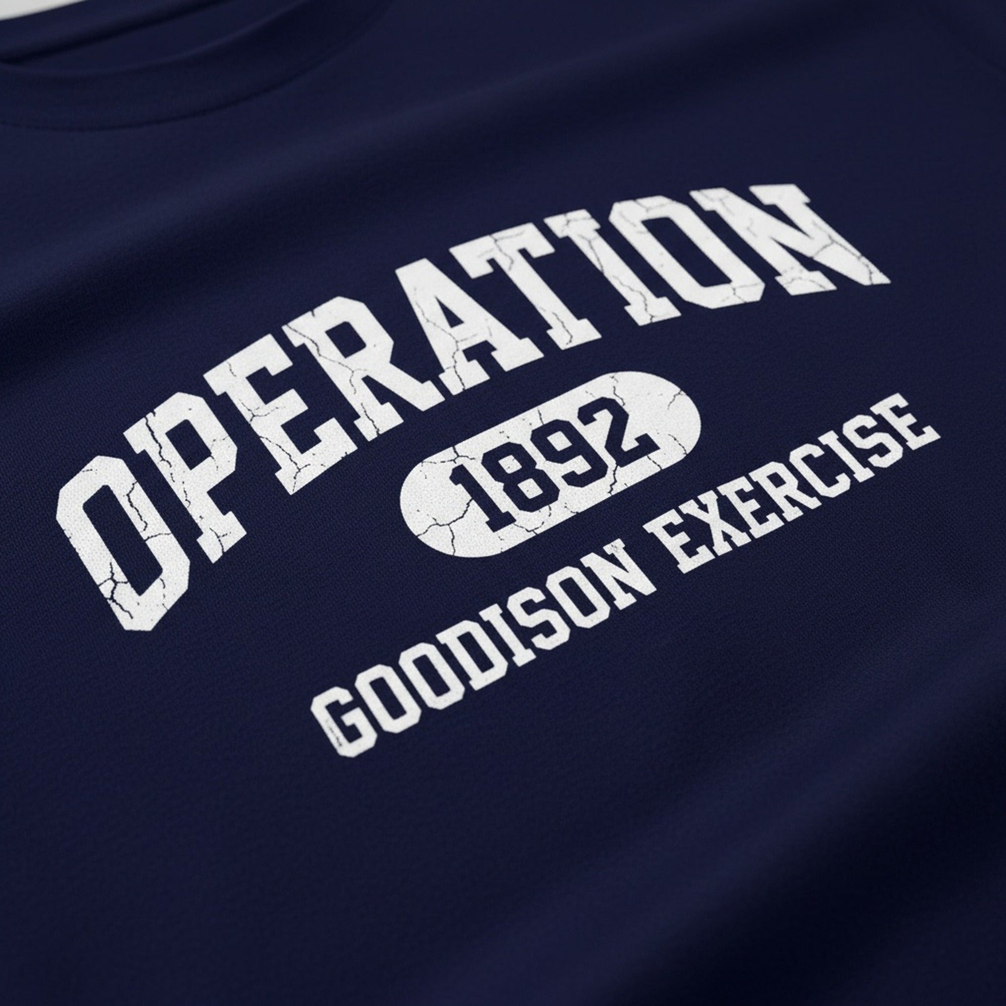 Print close-up on premium cotton. Operation Goodison Exercise T-Shirt. Forever Everton.