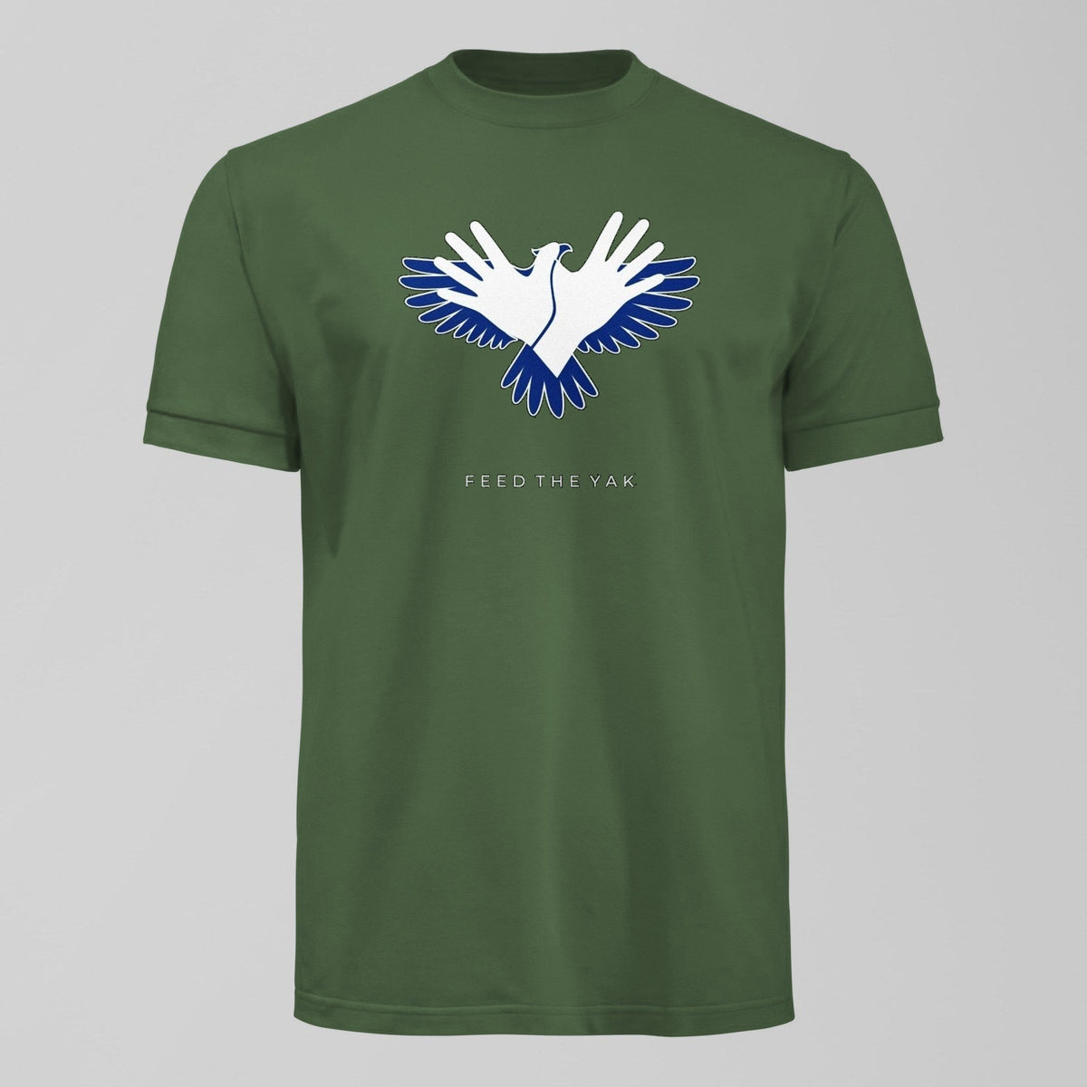 Feed The Yak T-Shirt in Green by Forever Everton