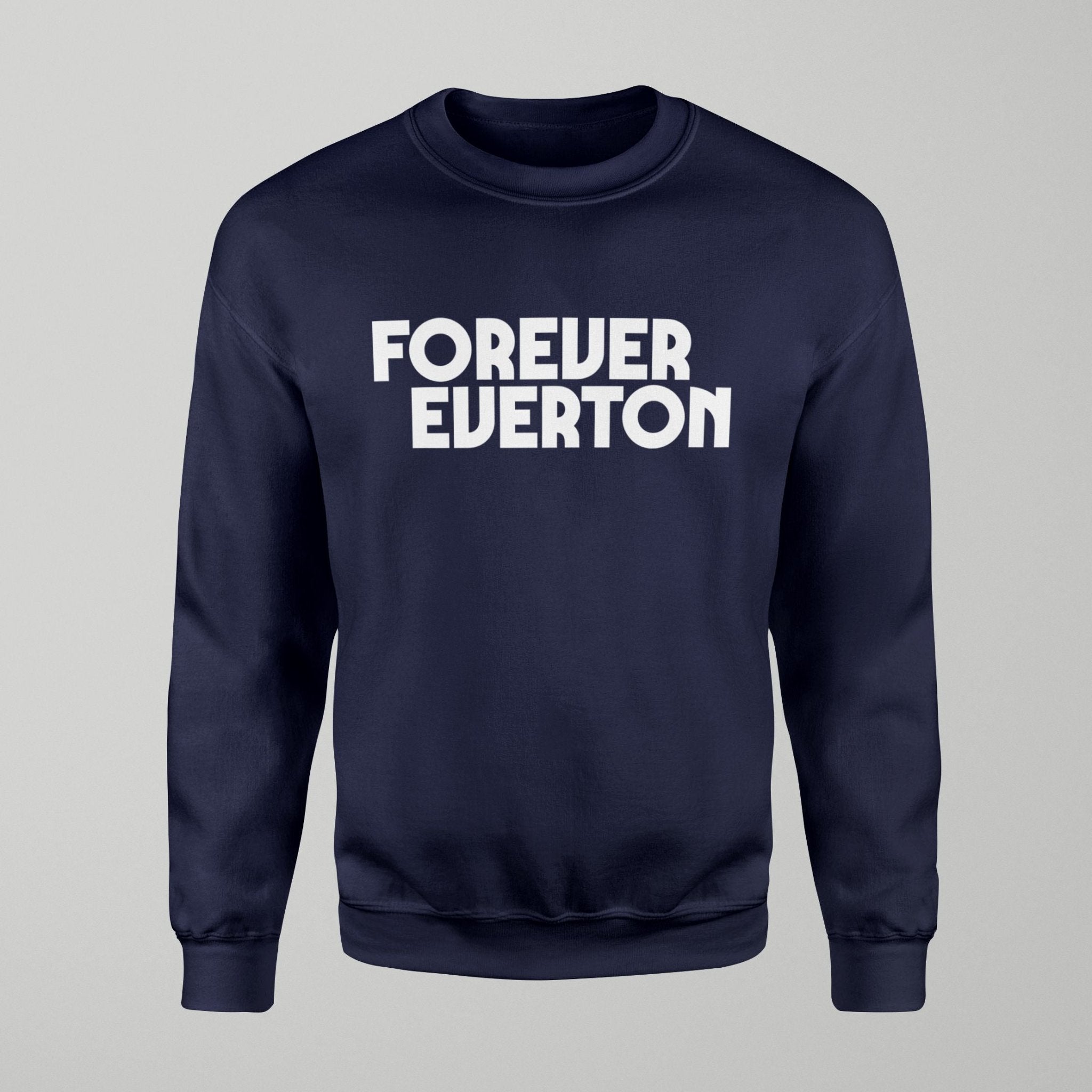 Forever Everton Dark Jumper Large Logo - Forever Everton