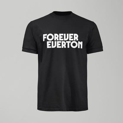 Forever Everton Dark Tshirt Large Logo - Forever Everton