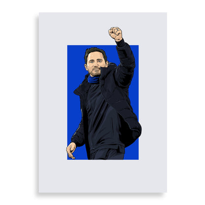 Frank Lampard - Everton Manager Print - Forever Everton