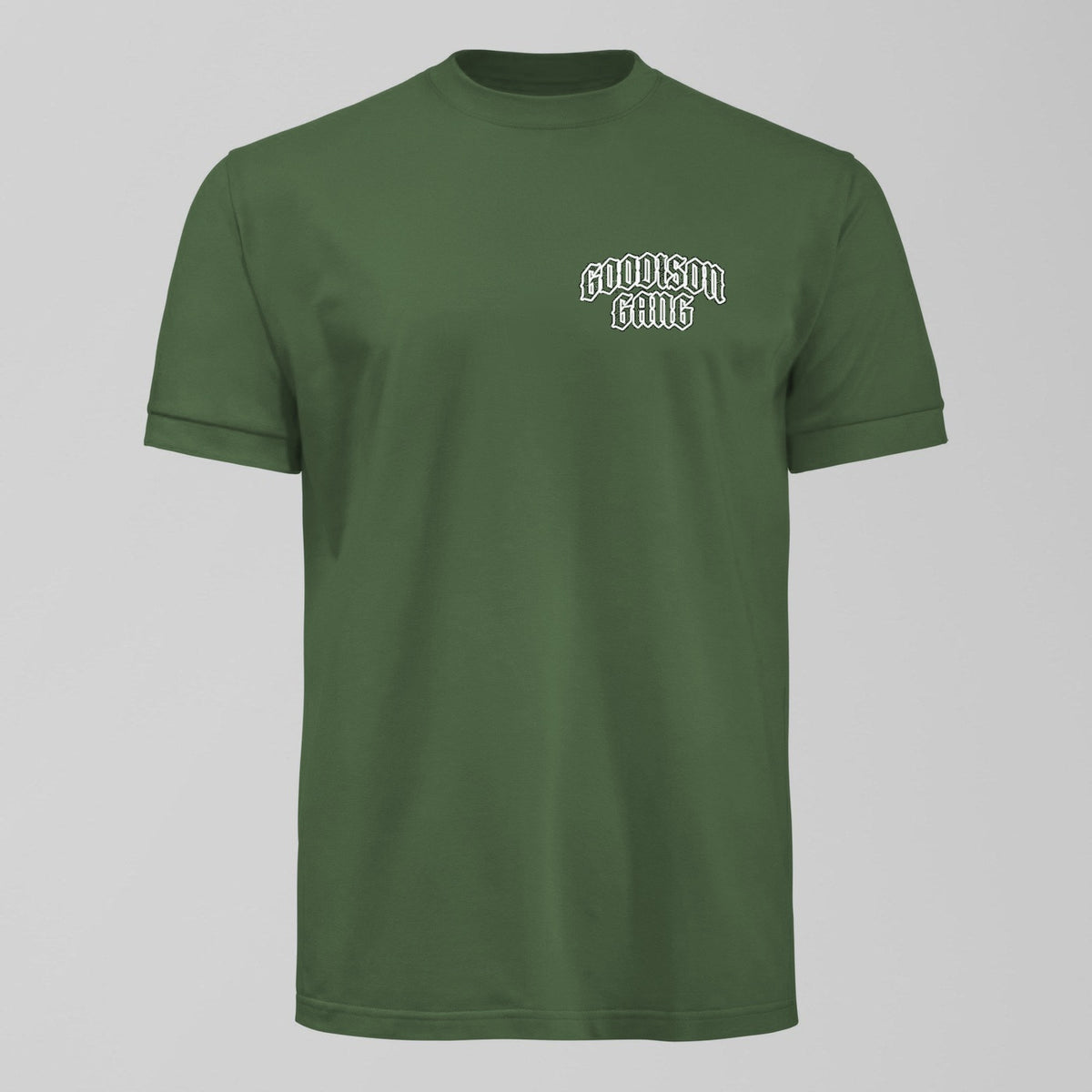 Goodison Gang Small Graphic T-Shirt in Green by Forever Everton