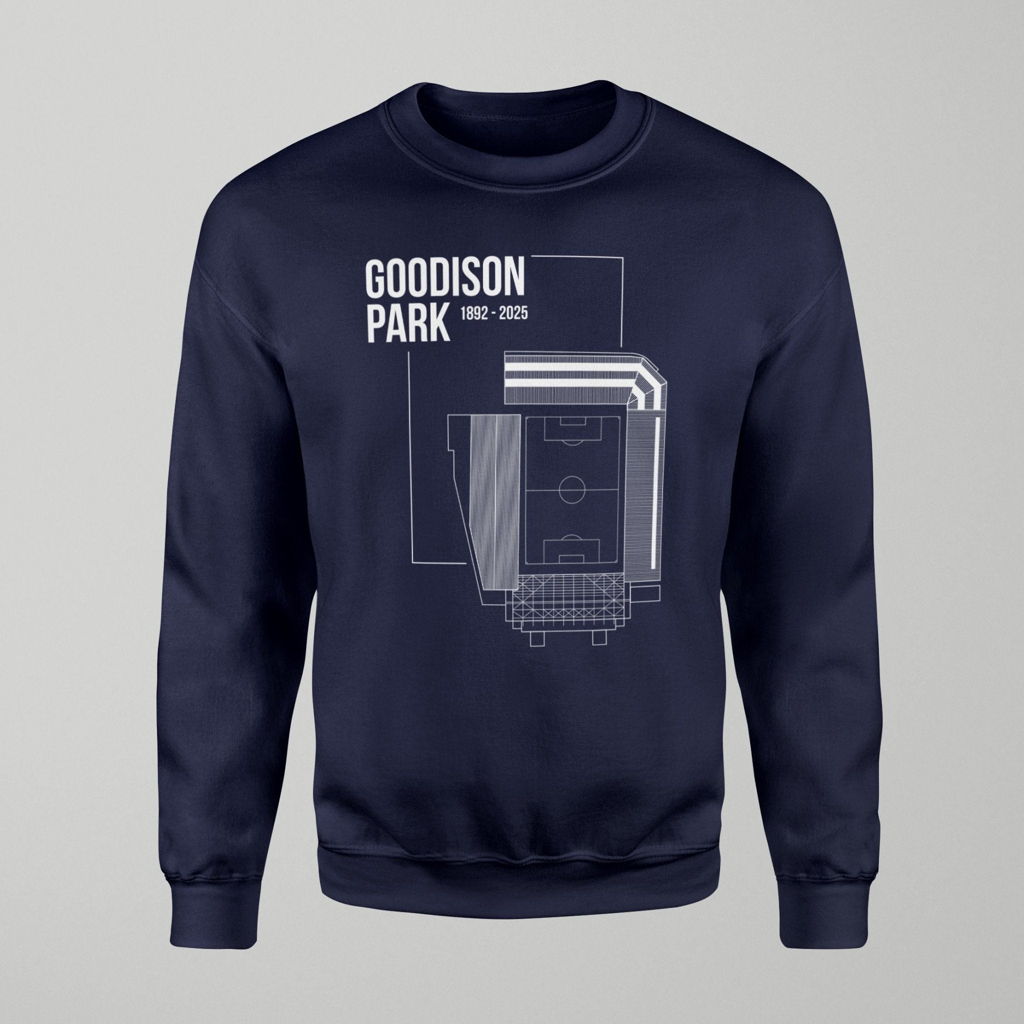 Goodison Park - Blueprint - Everton Jumper - Forever Everton