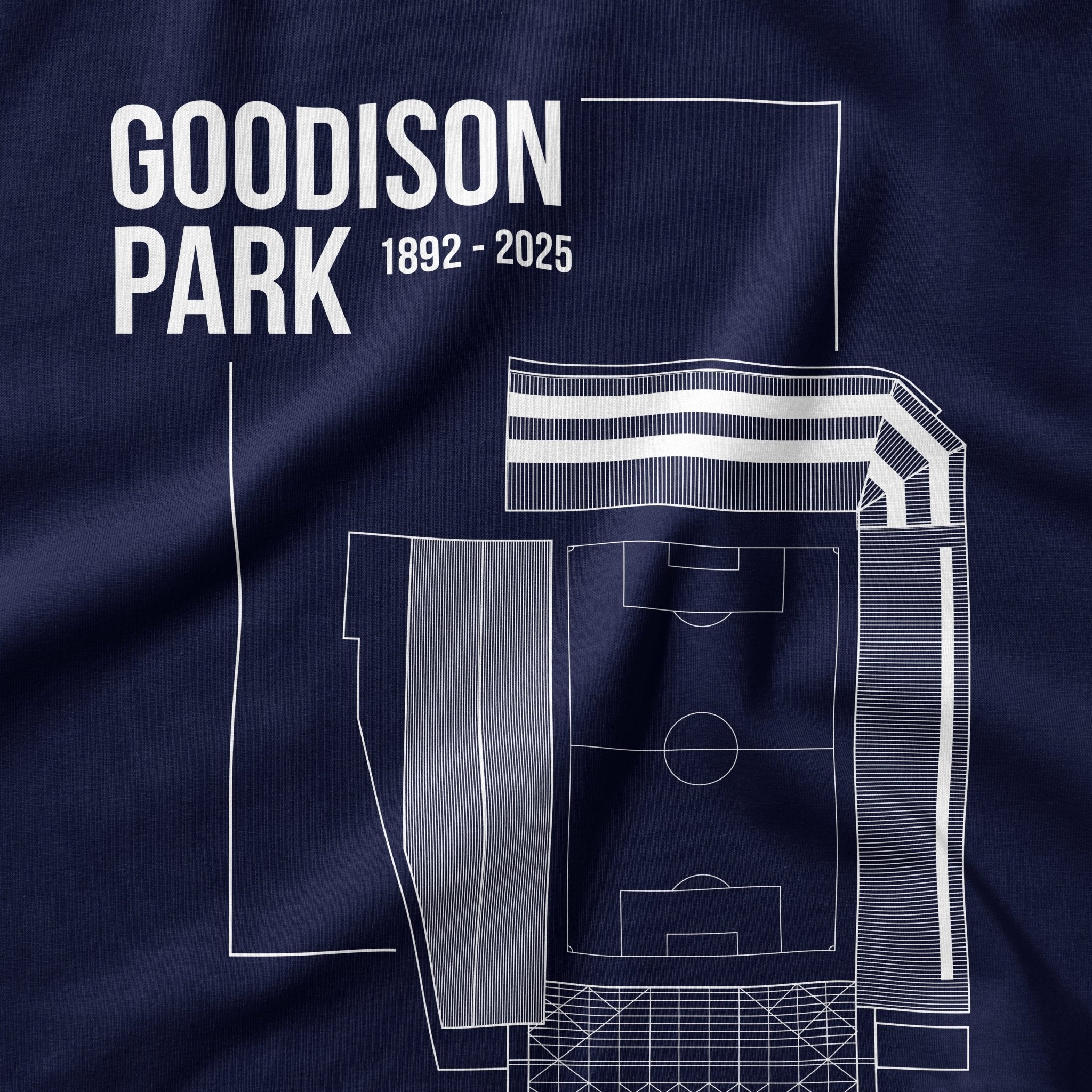 Goodison Park - Blueprint - Everton Jumper - Forever Everton