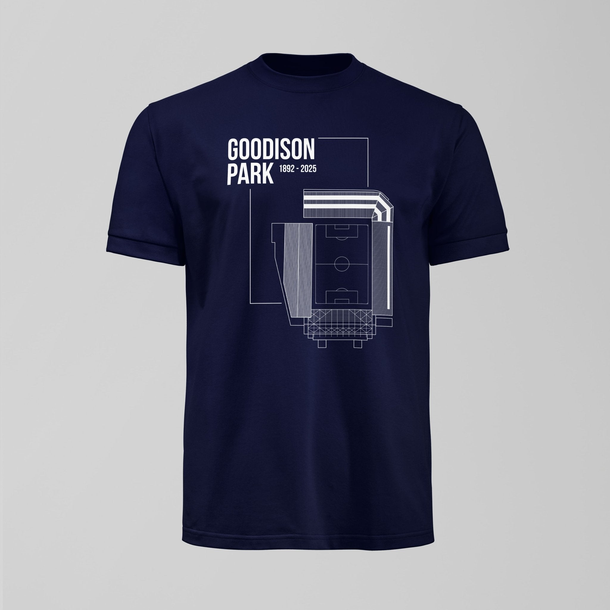 Goodison Park Blueprint T-Shirt - Forever Everton