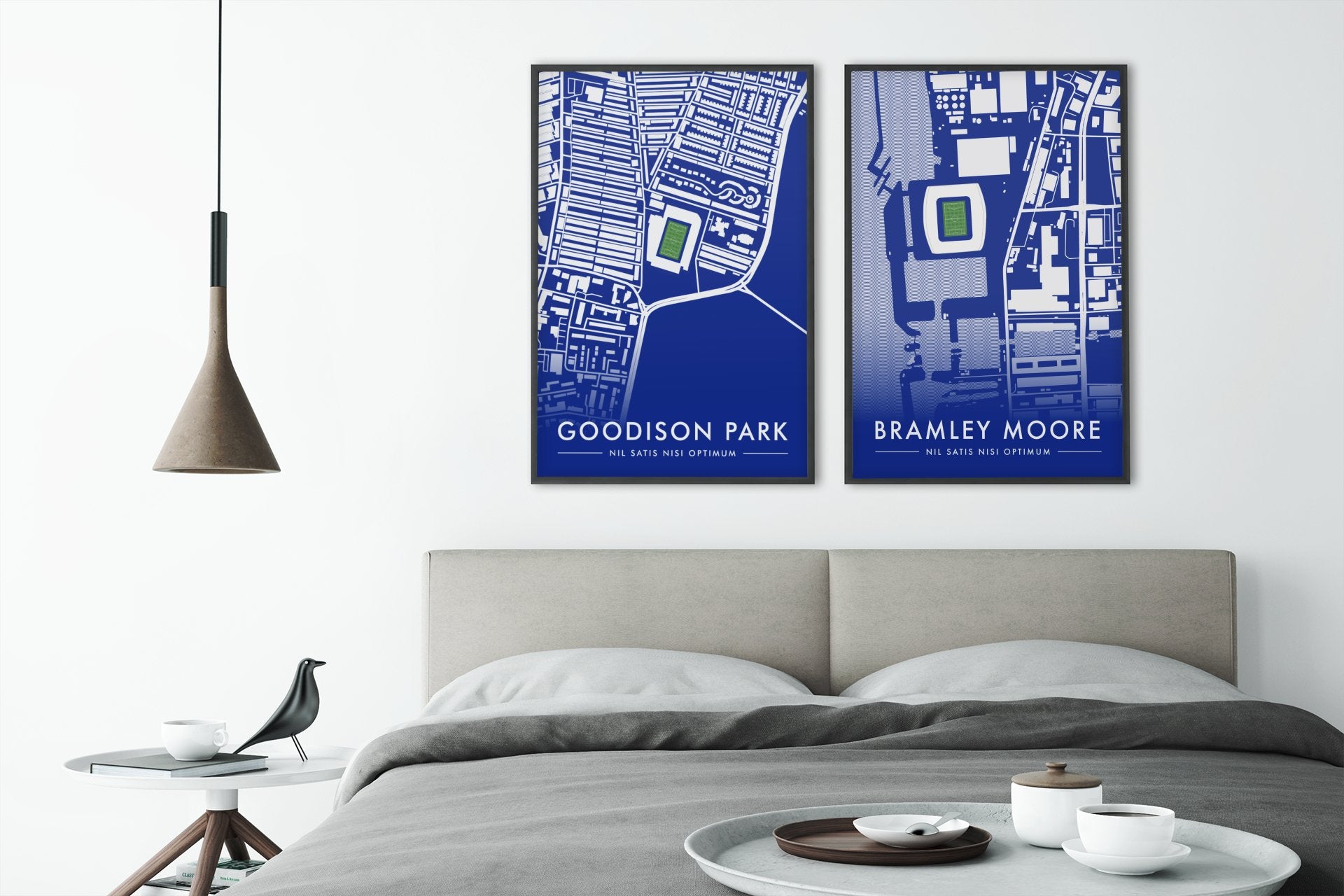 Goodison Park & Bramley Moore Map Prints Bundle - Forever Everton