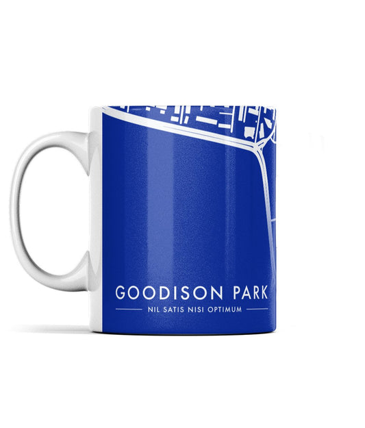 Goodison Park Everton Map Mug - Our Blue Home - Forever Everton