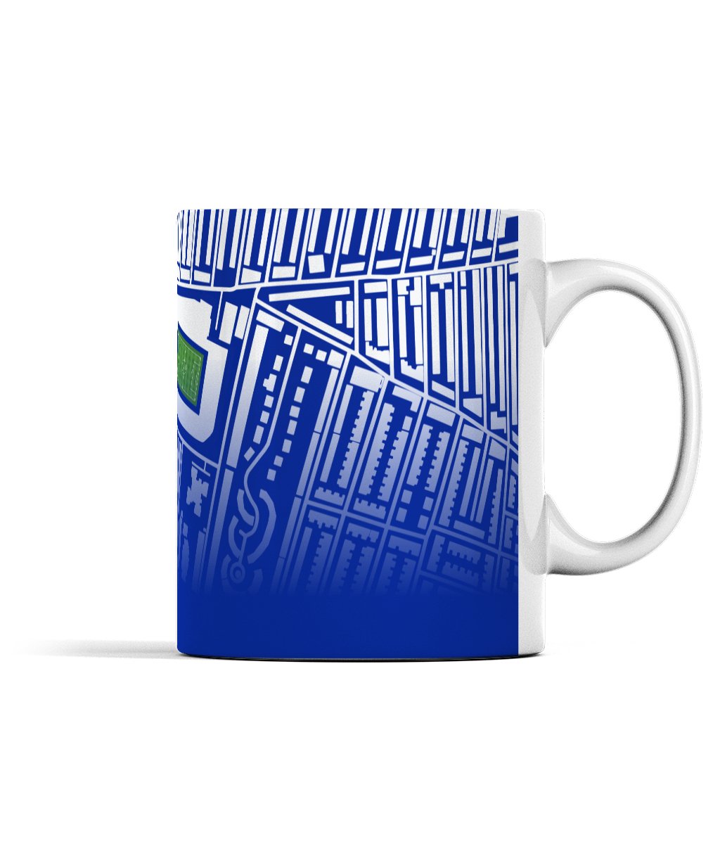 Goodison Park Everton Map Mug - Our Blue Home - Forever Everton