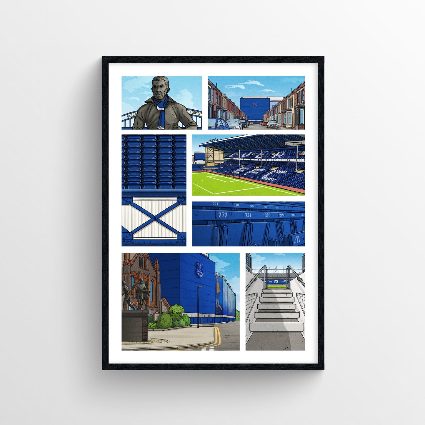 Goodison Park - Everton Pre Match Print - Forever Everton