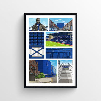 Goodison Park - Everton Pre Match Print - Forever Everton