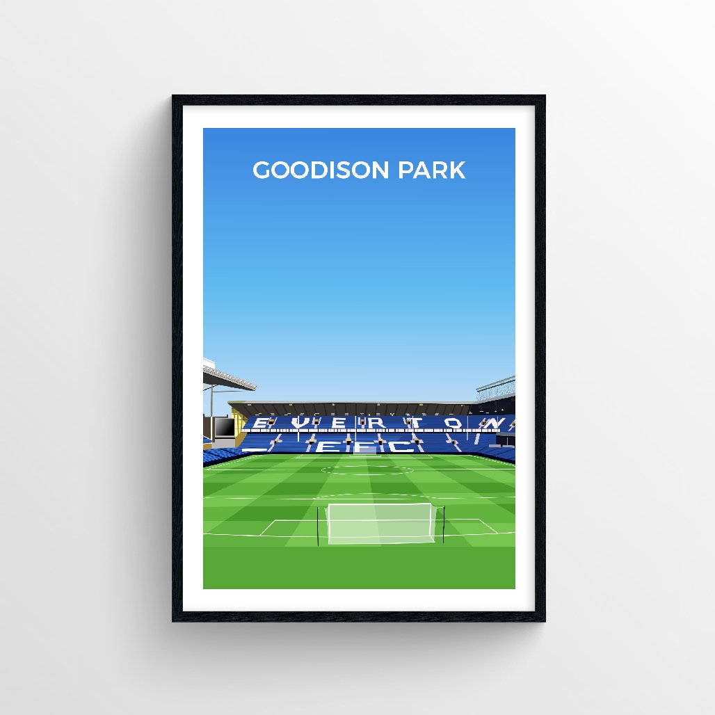 Goodison Park Gwladys Street - Everton Print - Forever Everton