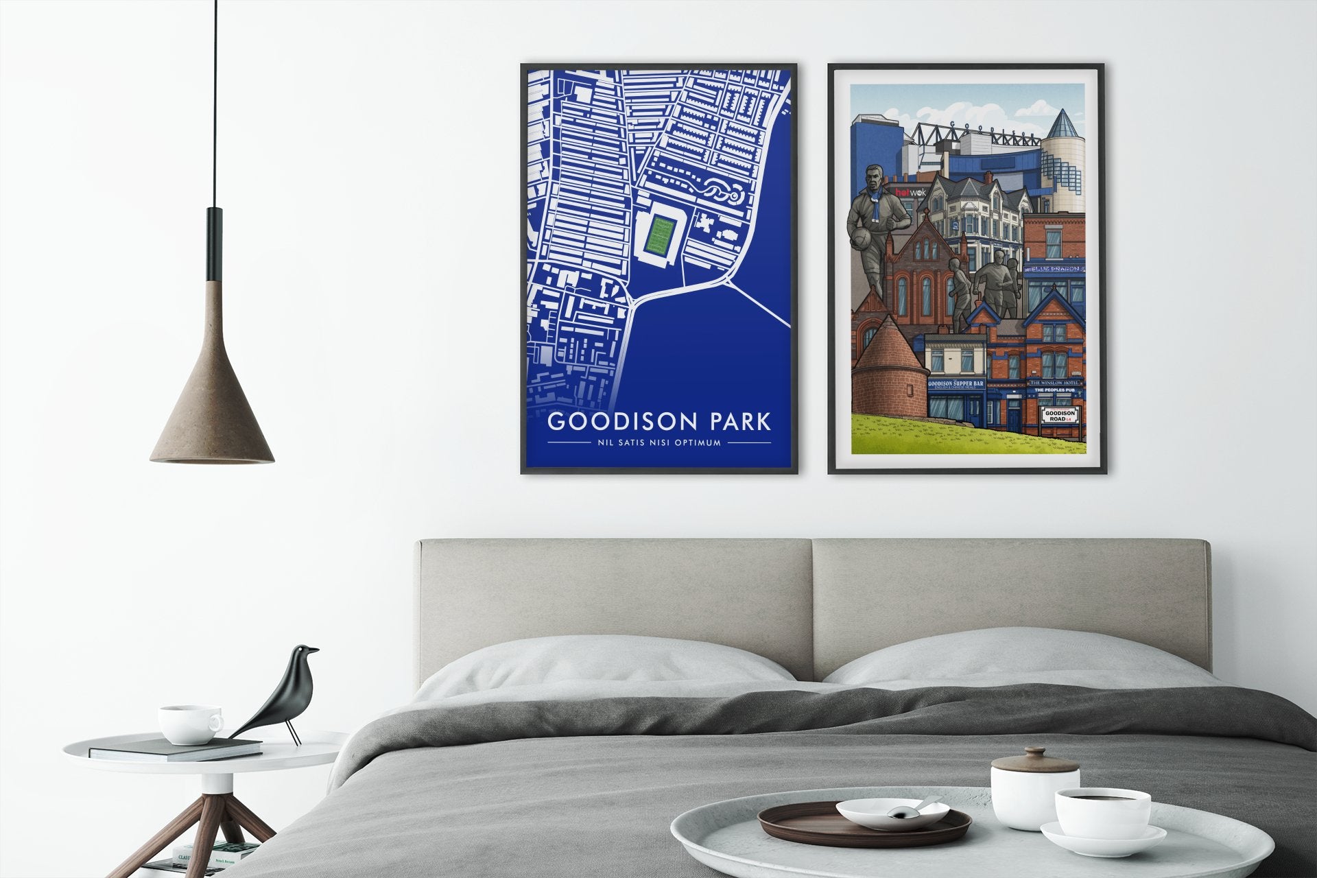 Goodison Park Map & Matchday Prints Bundle - Forever Everton