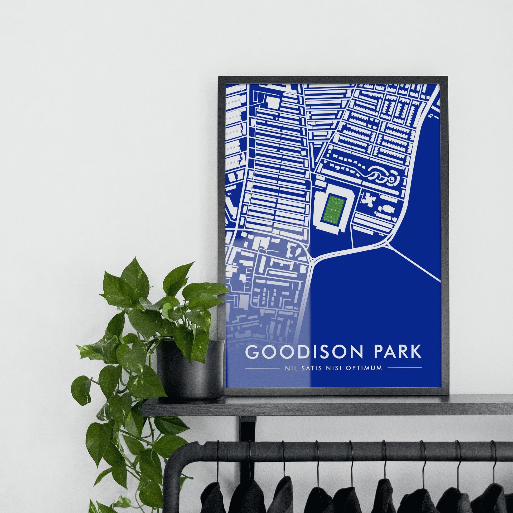Goodison Park Map Print - Our Blue Home - Forever Everton