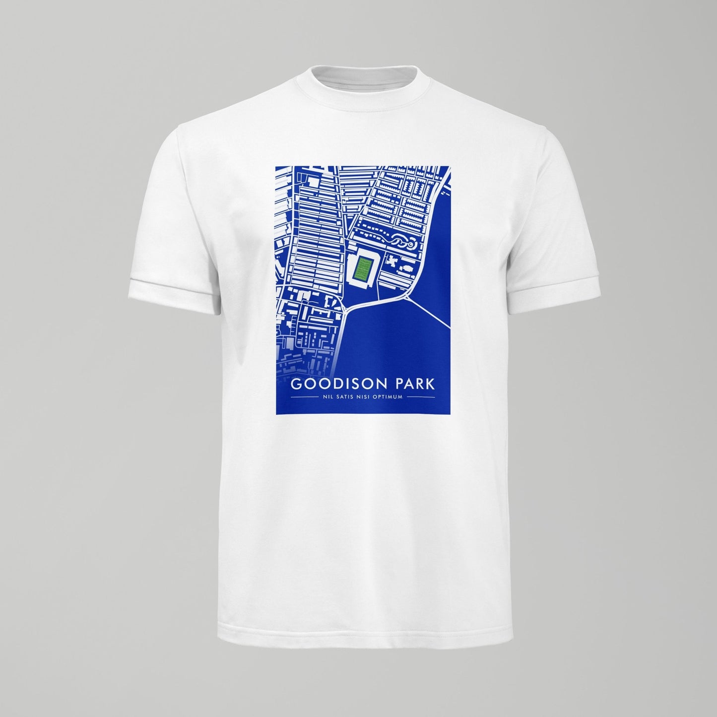 Goodison Park Map Tshirt - Our Blue Home - Forever Everton